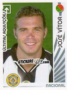 Sticker José Vítor (Nacional) - Futebol 2006-2007 n. 374 - Panini