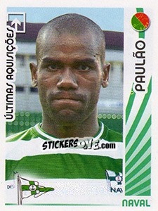 Cromo Paulão (Naval) - Futebol 2006-2007 - Panini