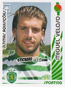 Sticker Miguel Veloso (Sporting) - Futebol 2006-2007 n. 383 - Panini