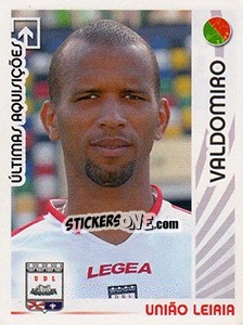 Sticker Valdomiro (U.Leiria) - Futebol 2006-2007 n. 386 - Panini