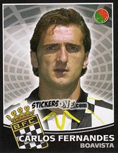 Sticker Carlos Fernandes - Futebol 2005-2006 n. 77 - Panini