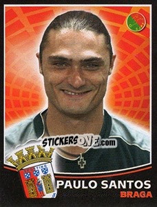 Sticker Paulo Santos - Futebol 2005-2006 n. 93 - Panini