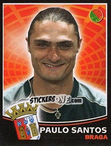 Sticker Paulo Santos - Futebol 2005-2006 - Panini