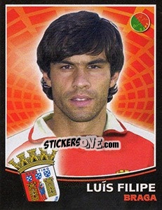 Sticker Luís Filipe - Futebol 2005-2006 n. 95 - Panini
