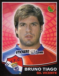 Sticker Bruno Tiago - Futebol 2005-2006 n. 139 - Panini