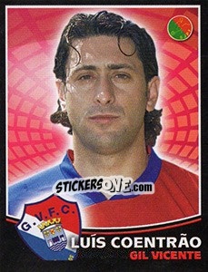 Sticker Luís Coentrão - Futebol 2005-2006 - Panini