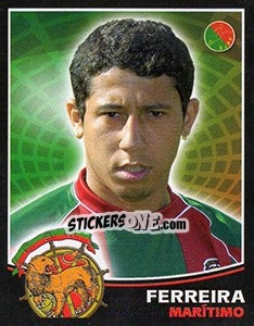 Sticker Ferreira - Futebol 2005-2006 n. 160 - Panini