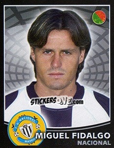 Sticker Miguel Fidalgo - Futebol 2005-2006 - Panini