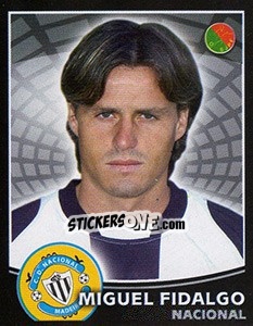 Figurina Miguel Fidalgo - Futebol 2005-2006 n. 197 - Panini