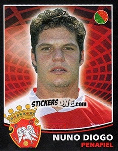 Sticker Nuno Diogo - Futebol 2005-2006 n. 254 - Panini