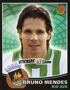 Figurina Bruno Mendes - Futebol 2005-2006 - Panini