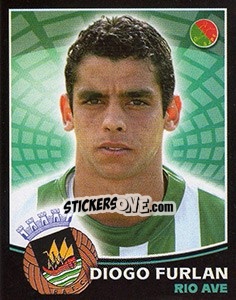 Sticker Diogo Furlan - Futebol 2005-2006 n. 297 - Panini