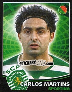 Sticker Carlos Martins - Futebol 2005-2006 - Panini