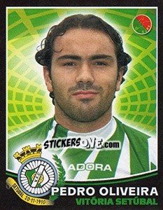 Figurina Pedro Oliveira - Futebol 2005-2006 - Panini