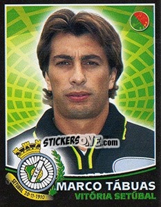 Sticker Marco Tábuas - Futebol 2005-2006 n. 396 - Panini