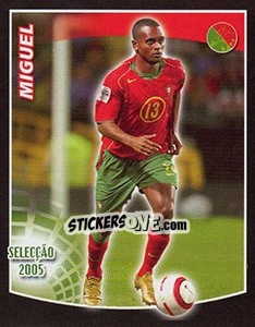 Sticker Miguel - Futebol 2005-2006 n. 418 - Panini