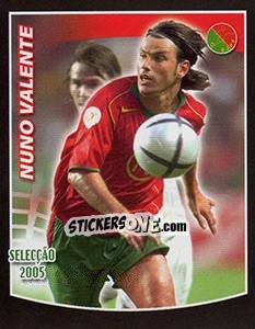 Cromo Nuno Valente - Futebol 2005-2006 - Panini