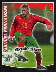 Cromo Manuel Fernandes - Futebol 2005-2006 - Panini