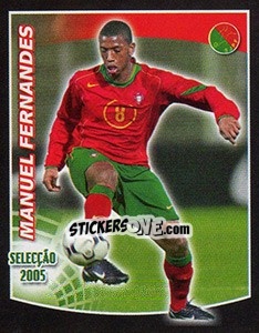 Sticker Manuel Fernandes - Futebol 2005-2006 n. 425 - Panini