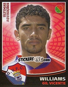 Cromo Williams (Gil Vicente) - Futebol 2005-2006 - Panini