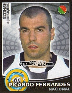 Sticker Ricardo Fernandes (Nacional) - Futebol 2005-2006 - Panini