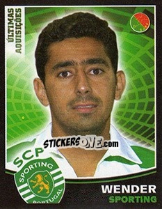 Sticker Wender (Sporting) - Futebol 2005-2006 - Panini