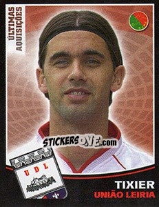 Sticker Tixier (União de Leiria) - Futebol 2005-2006 - Panini