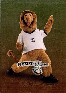 Sticker Official Mascot - FIFA World Cup Germany 2006. Trading Cards n. 3 - Panini