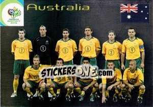 Sticker Australia - FIFA World Cup Germany 2006. Trading Cards n. 7 - Panini