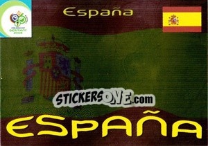 Sticker España - FIFA World Cup Germany 2006. Trading Cards n. 15 - Panini