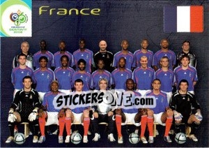 Sticker France - FIFA World Cup Germany 2006. Trading Cards n. 16 - Panini