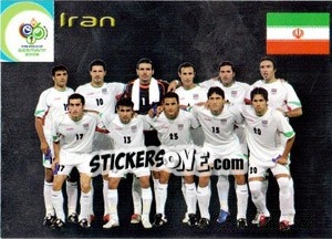 Sticker Iran - FIFA World Cup Germany 2006. Trading Cards n. 20 - Panini