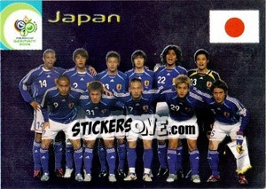Sticker Japan - FIFA World Cup Germany 2006. Trading Cards n. 22 - Panini
