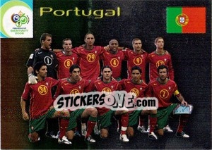 Sticker Portugal - FIFA World Cup Germany 2006. Trading Cards n. 28 - Panini