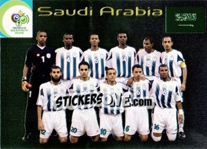 Sticker Saudi Arabia - FIFA World Cup Germany 2006. Trading Cards - Panini