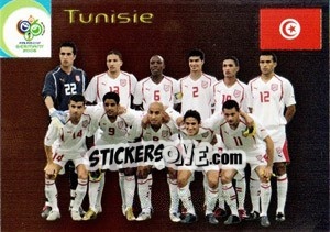 Sticker Tunisie - FIFA World Cup Germany 2006. Trading Cards n. 34 - Panini