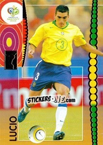 Sticker Lucio - FIFA World Cup Germany 2006. Trading Cards - Panini