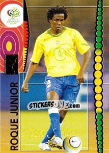 Sticker Roque Junior - FIFA World Cup Germany 2006. Trading Cards - Panini