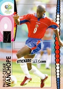 Sticker Paulo Cesar Wanchope - FIFA World Cup Germany 2006. Trading Cards n. 71 - Panini