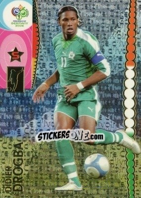 Cromo Didier Drogba - FIFA World Cup Germany 2006. Trading Cards - Panini