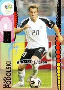 Sticker Lukas Podolski - FIFA World Cup Germany 2006. Trading Cards - Panini