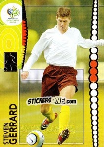 Cromo Steven Gerrard - FIFA World Cup Germany 2006. Trading Cards - Panini