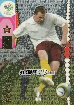 Sticker Wayne Rooney - FIFA World Cup Germany 2006. Trading Cards n. 98 - Panini