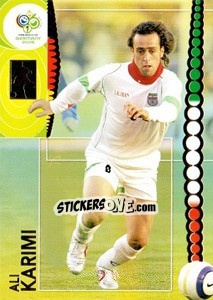 Sticker Ali Karimi - FIFA World Cup Germany 2006. Trading Cards n. 118 - Panini