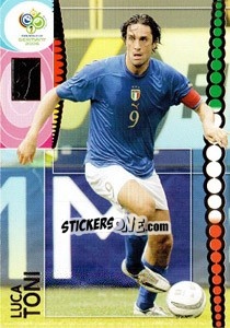 Sticker Luca Toni - FIFA World Cup Germany 2006. Trading Cards - Panini