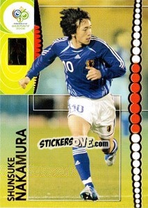 Sticker Shunsuke Nakamura - FIFA World Cup Germany 2006. Trading Cards n. 135 - Panini