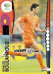 Sticker Khalid Boulahrouz - FIFA World Cup Germany 2006. Trading Cards n. 151 - Panini