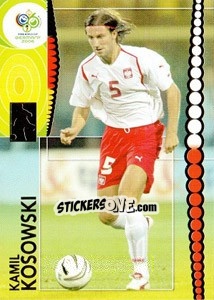 Sticker Kamil Kosowski - FIFA World Cup Germany 2006. Trading Cards n. 162 - Panini