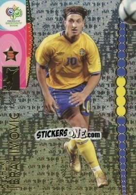 Sticker Zlatan Ibrahimovic - FIFA World Cup Germany 2006. Trading Cards n. 177 - Panini