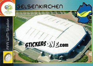 Sticker Gelsenkirchen - FIFA WM-Stadion - FIFA World Cup Germany 2006. Trading Cards n. 195 - Panini